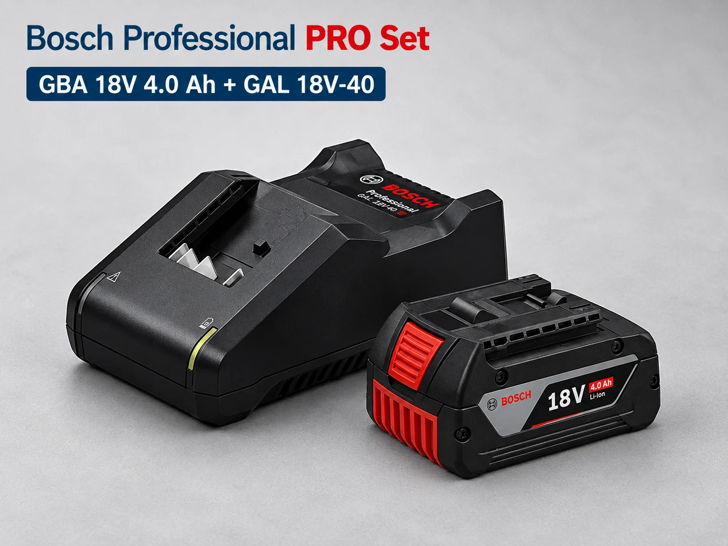 Bosch Professional 18V Starter Set՝ 4.0Ah մարտկոց + GAL 18V-40