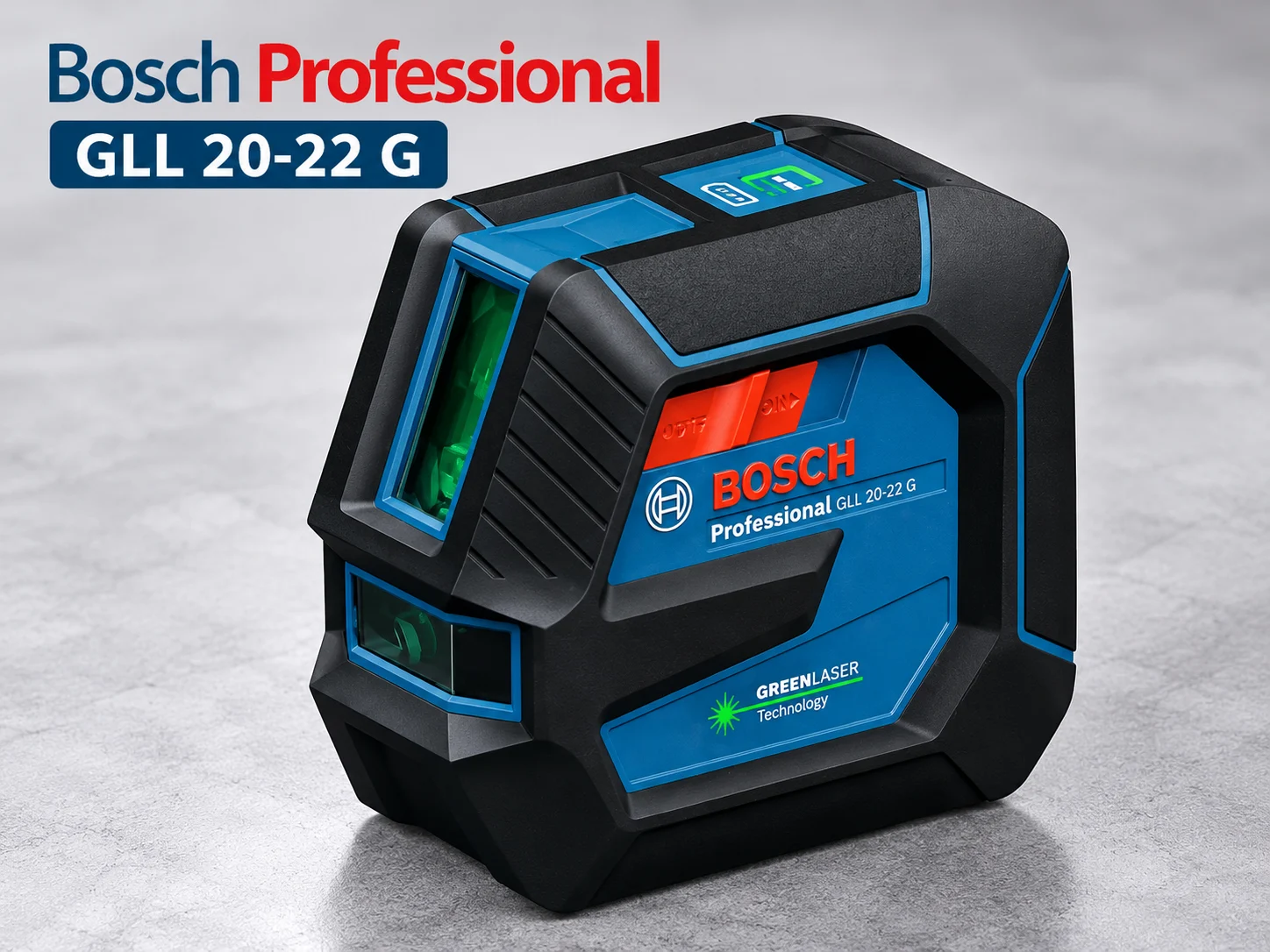 Bosch Professional GLL 20-22 G գծային լազեր (կանաչ)